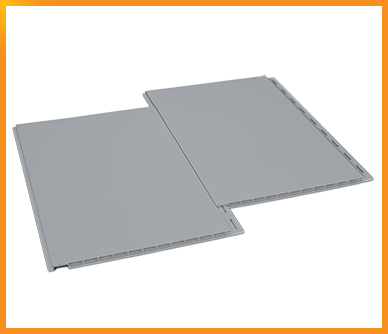2740 Mt2 - Tongue & Grove - Cielo Raso PVC - Machimbrado - 20FT Container = 1000 Sheets (Each sheet: .4572Mt x 6Mt = 2.74 Mt2)