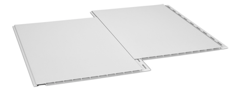 2740 Mt2 - Tongue & Grove - Cielo Raso PVC - Machimbrado - 20FT Container = 1000 Sheets (Each sheet: .4572Mt x 6Mt = 2.74 Mt2)